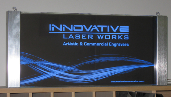 Edge Lighting - Innovative Laser Works Sign