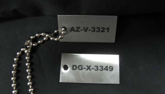 Industrial - Stainless Steel Tag